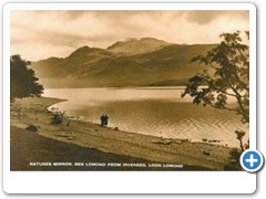 Natures Mirror, Ben Lomond from Inverbeg, Loch Lomond